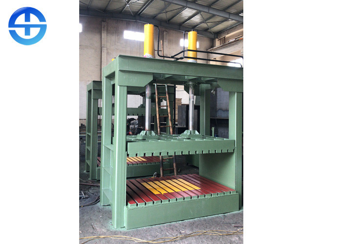 100 Ton Pressure Scrap Metal Compactor Machine PLC Hydraulic Paint