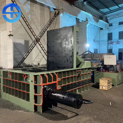 Industrial Waste Scrap Metal Baler Scrap Baling Machine Bale Size 500*500 Mm