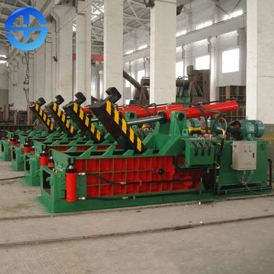 Eco - Friendly Scrap Baling Press Machine Steel Press Baler Machine For Convenient Storge