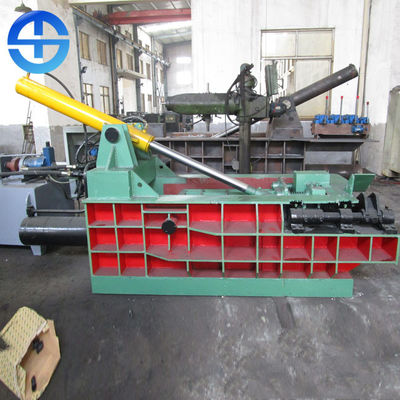 PLC Scrap Metal Baler Aluminium Scrap Baling Press Machine 18.5 Kw Bale Size 300×300 Mm