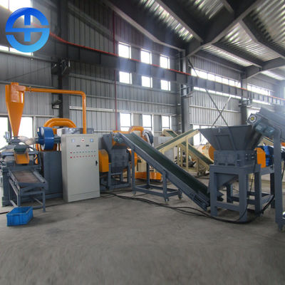 380 V Scrap Metal Granulators Recycling Granulator Machine 500-600 Kg/H