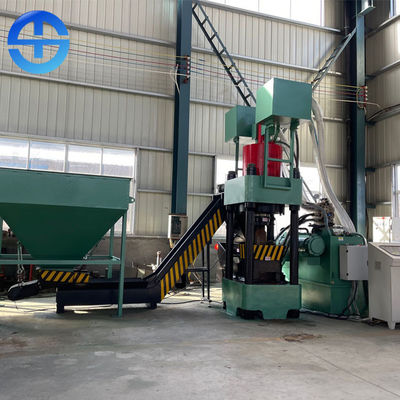 φ80mm*(60-80mm) Hydraulic Scrap Briquetting Press Aluminum Copper