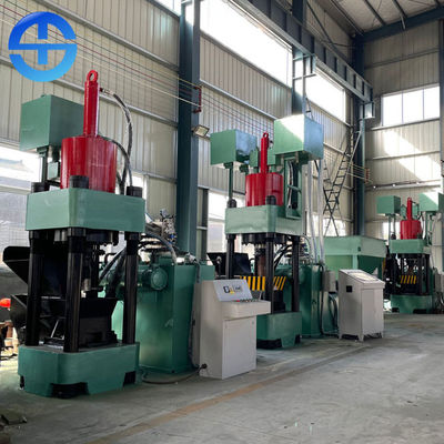 φ80mm*(60-80mm) Hydraulic Scrap Briquetting Press Aluminum Copper