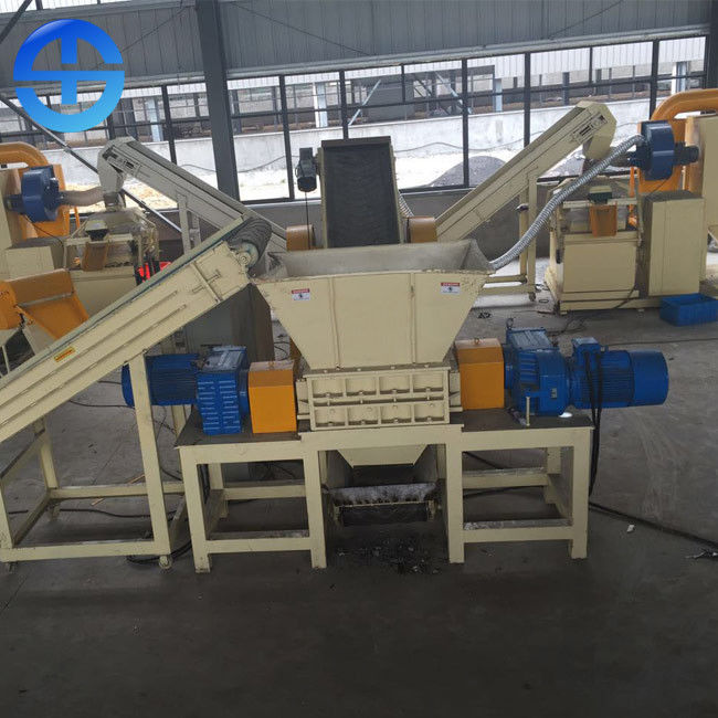 Large Capacity Scrap Metal Recycling Machine Radiator Recycling And Separating Production Line