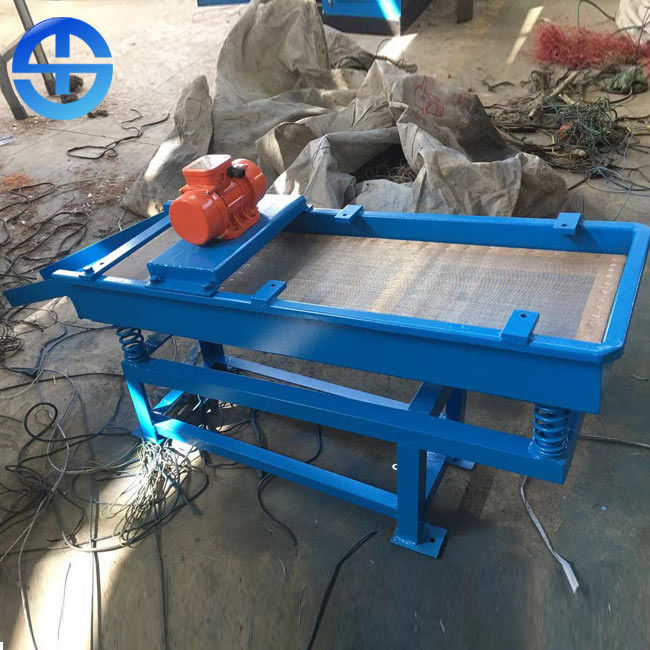 0.12KW 350*1200mm Linear Vibrating Screen Shaking Table