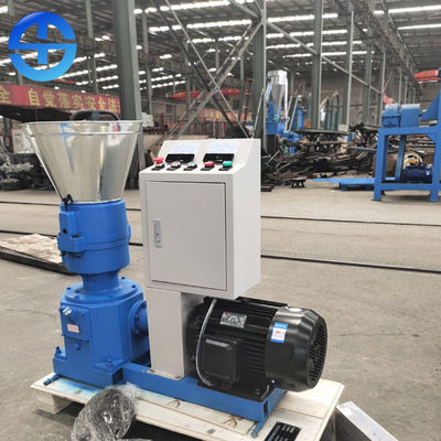 10-12% Moisture Sawdust Pellet Machine 200-300 Kg / Hour