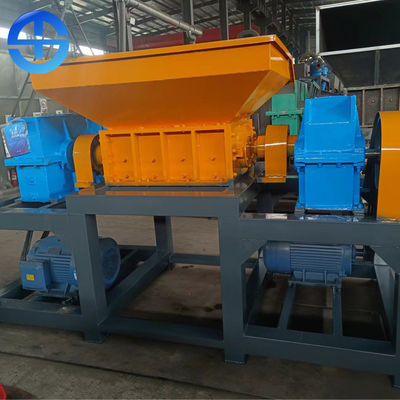 Q235 Steel Plate Double Shaft Shredder Machine Alloy Blades