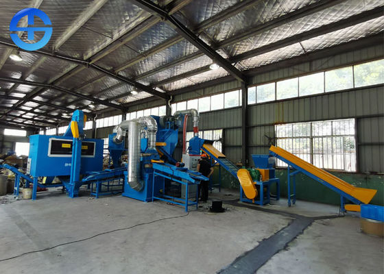 99.9% Purity Copper Cable Wire Recycling Machine For 0.1 - 20mm Wires 400kg / H