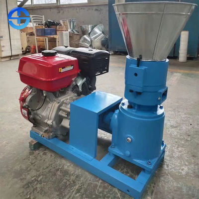 200-300 Kg/H Flat Die 200mm Diesel Chicken Feed Pellet Machine