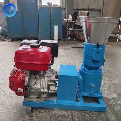 200-300 Kg/H Flat Die 200mm Diesel Chicken Feed Pellet Machine