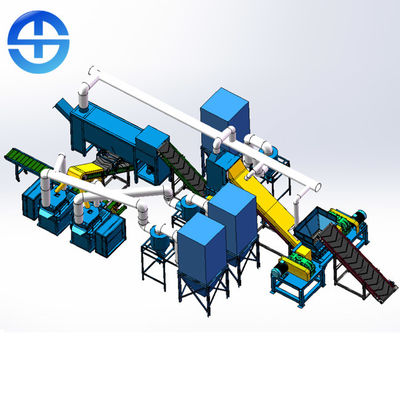 1 Ton/H 98% Separating Rate Radiator Recycling Machine