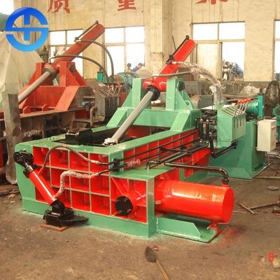 15kw Motor Bale Size 250*250mm Scrap Metal Baler