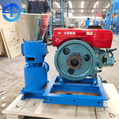 7.6 HP Pellet Size 5mm 6mm 8mm Grass Pellet Making Machine