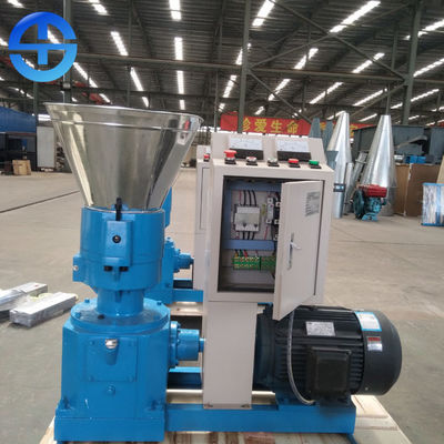 230mm Flat Die 300-400 Kg/H Feed Pellet Mill Machine