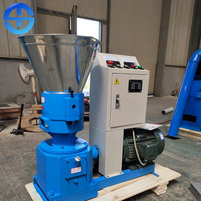 Roller Turned Flat Die 90kg/Hr 120kg/Hr Biomass Pellet Machine