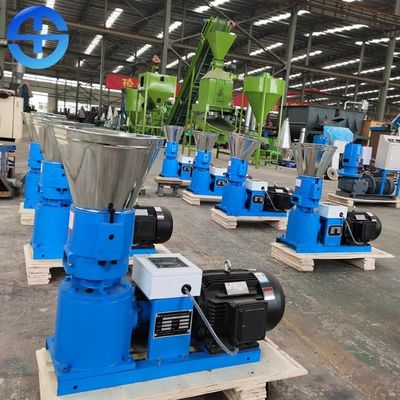 High Pellet Forming Rate 11kw 300kg/H Biomass Pellet Mill Machine
