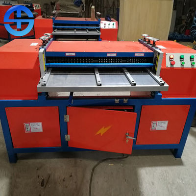 Electric Drive Red 3 Kw + 4kw Radiator Recycling Machine Aluminum Radiator Separating Machine