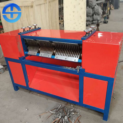 Electric Drive Red 3 Kw + 4kw Radiator Recycling Machine Aluminum Radiator Separating Machine