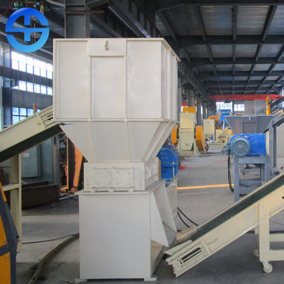 Electrical PLC Control Dual Shaft Shredder Recycling Shredder Machine