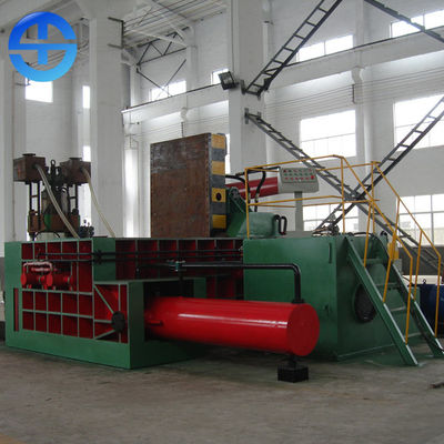 Environmental Scrap Metal Baler Metal Scrap Baling Press Machine 80-95 Ton / Day