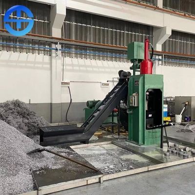 φ80mm Roller Hydraulic Briquetting Press Machine For Aluminum Alloy Profile