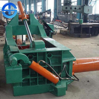 Industry Recycling Press Machine 1250 KN Scrap Aluminum Baler Customized Bale Size