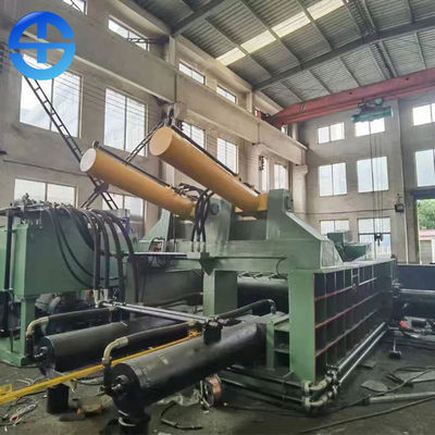 700*700mm Bale Size Scrap Metal Baler 500 Ton Pressure