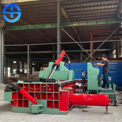 35-40 Ton/Day Scrap Metal Baler Bale Size 500*500mm