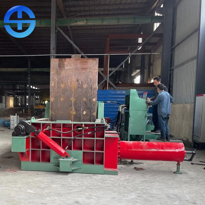 35-40 Ton/Day Scrap Metal Baler Bale Size 500*500mm