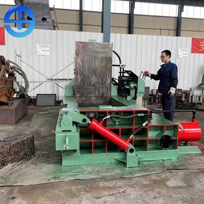 12-16 Ton / Day Metal Baler Machine 250*600mm Bale Size