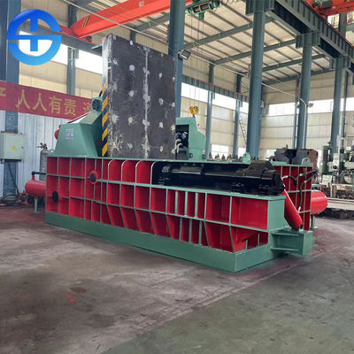 250 Ton Pressure Metal Scrap Baling Machine 500*500mm Bale Size