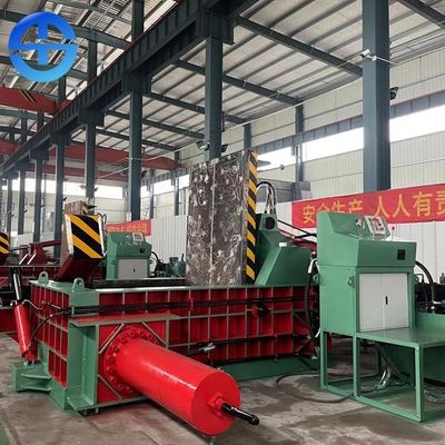 250 Ton Pressure Metal Scrap Baling Machine 500*500mm Bale Size