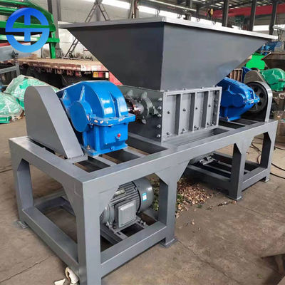 600kg/H 800kg/H 380V Aluminum Shredder Machine Two Shaft