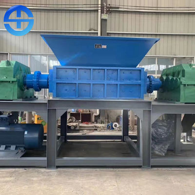2*110 Kw Motors Double Shaft Metal Shredder 20 Ton/H Capacity