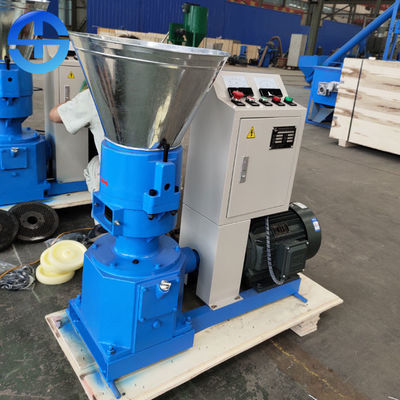 Electric 7.5kw Motor Driven Biomass Pellet Machine 200kg/H 300kg/H