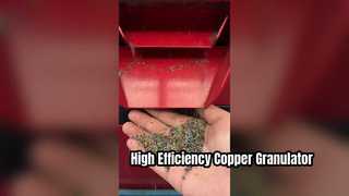 220 Copper wire granulator