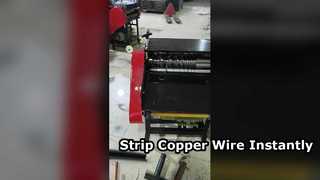 Copper Wire Stripping Machine Working Video | Fast & Easy Copper Recovery